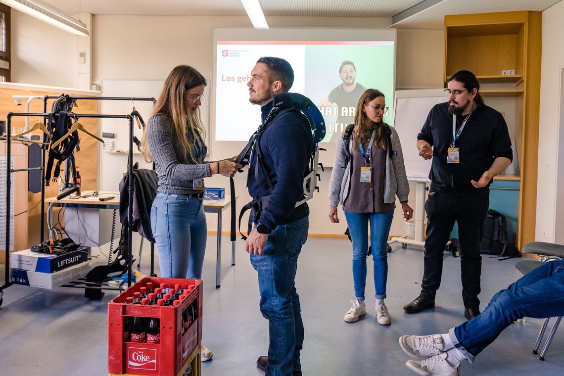 Demonstrator für Exoskelette